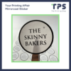 Sticker Mirrorcoat or Mirrorkote Sample skinny-bakers-sticker-print-sample