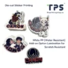 sample image of die cut sticker printing by the printing shop dot co (TPS)